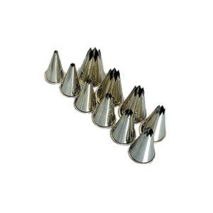 Nozzle Set Metal - Star 10 Piece